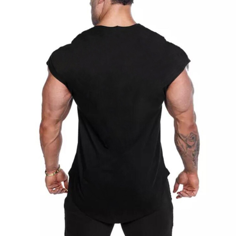 Herren Training Ärmellos T-Shirt Gym Sport Bodybuilding Muskel Fitness Weste - Bild 14 von 20