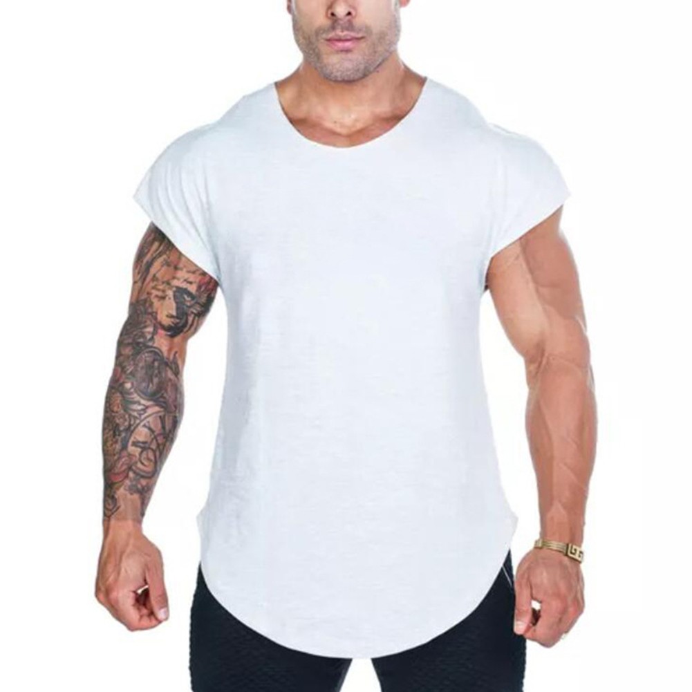 Herren Training Ärmellos T-Shirt Gym Sport Bodybuilding Muskel Fitness Weste - Bild 16 von 20