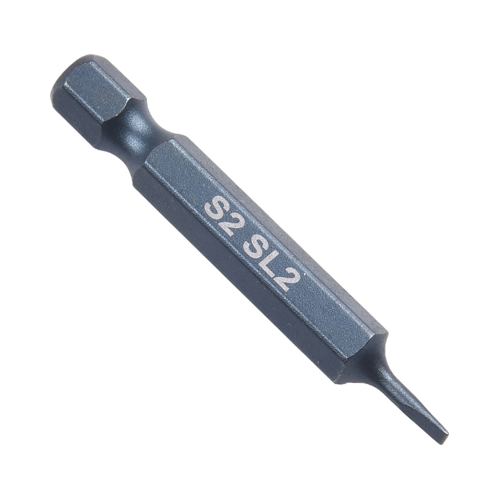 Reliable Magnetic Slotted Screwdriver Bit Blue 50mm Length Alloy Steel 2 0mm - Picture 24 of 49