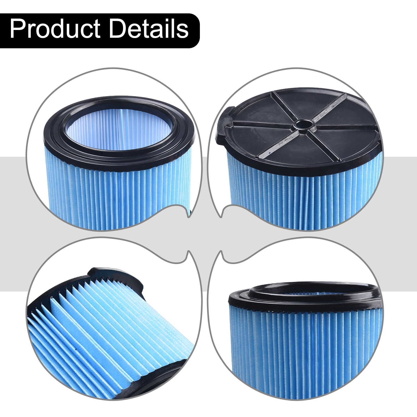 Vorteilspack VF3500 VF4000 VF5000 VF6000 Filter für Ridgid Staubsauger - Bild 17 von 50