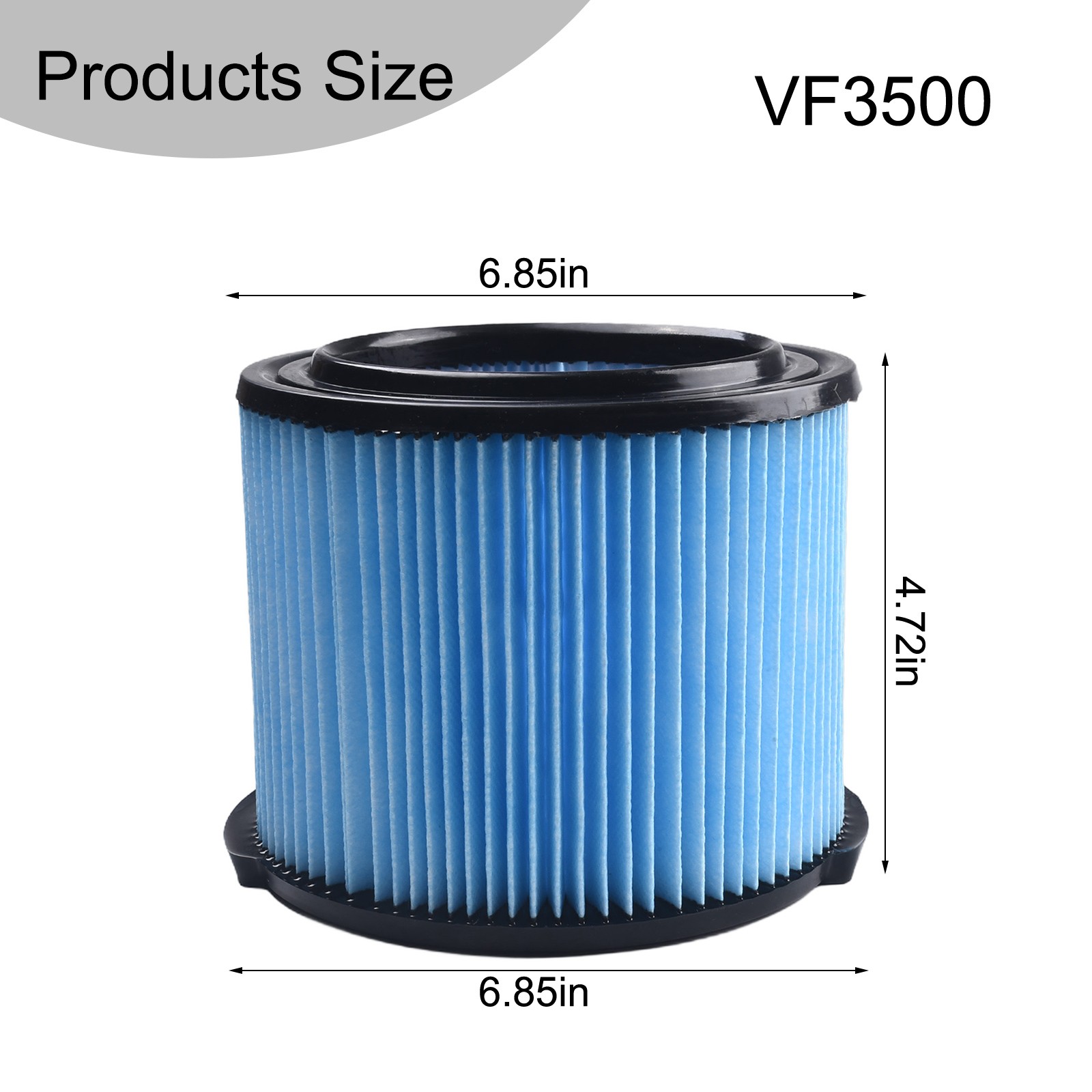 Vorteilspack VF3500 VF4000 VF5000 VF6000 Filter für Ridgid Staubsauger - Bild 18 von 50