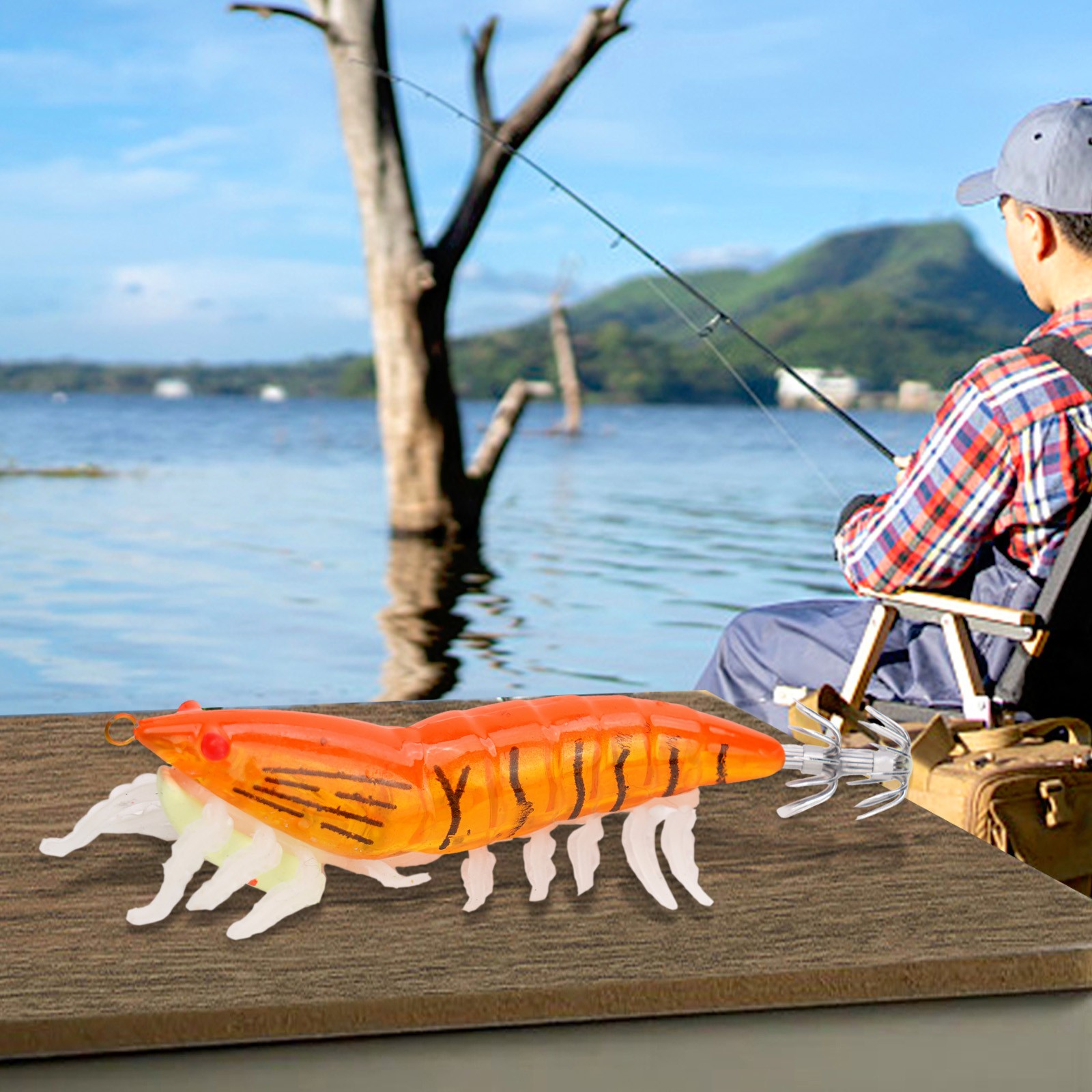 Cebo para calamares de colores brillantes para mejorar los resultados de pesca en lagos y embalses - Imagen 75 de 82