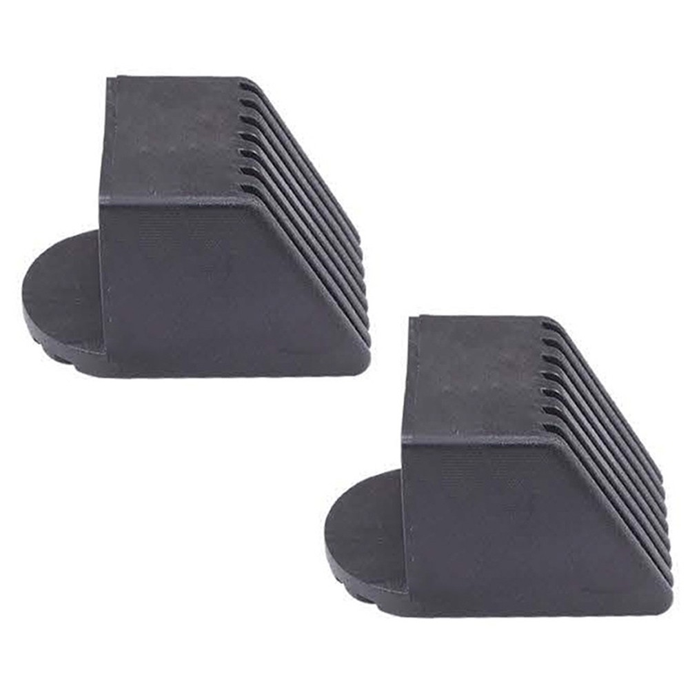 Secure Your Fitness Equipment and Chairs with Square End Cap Foot Covers 2pcs