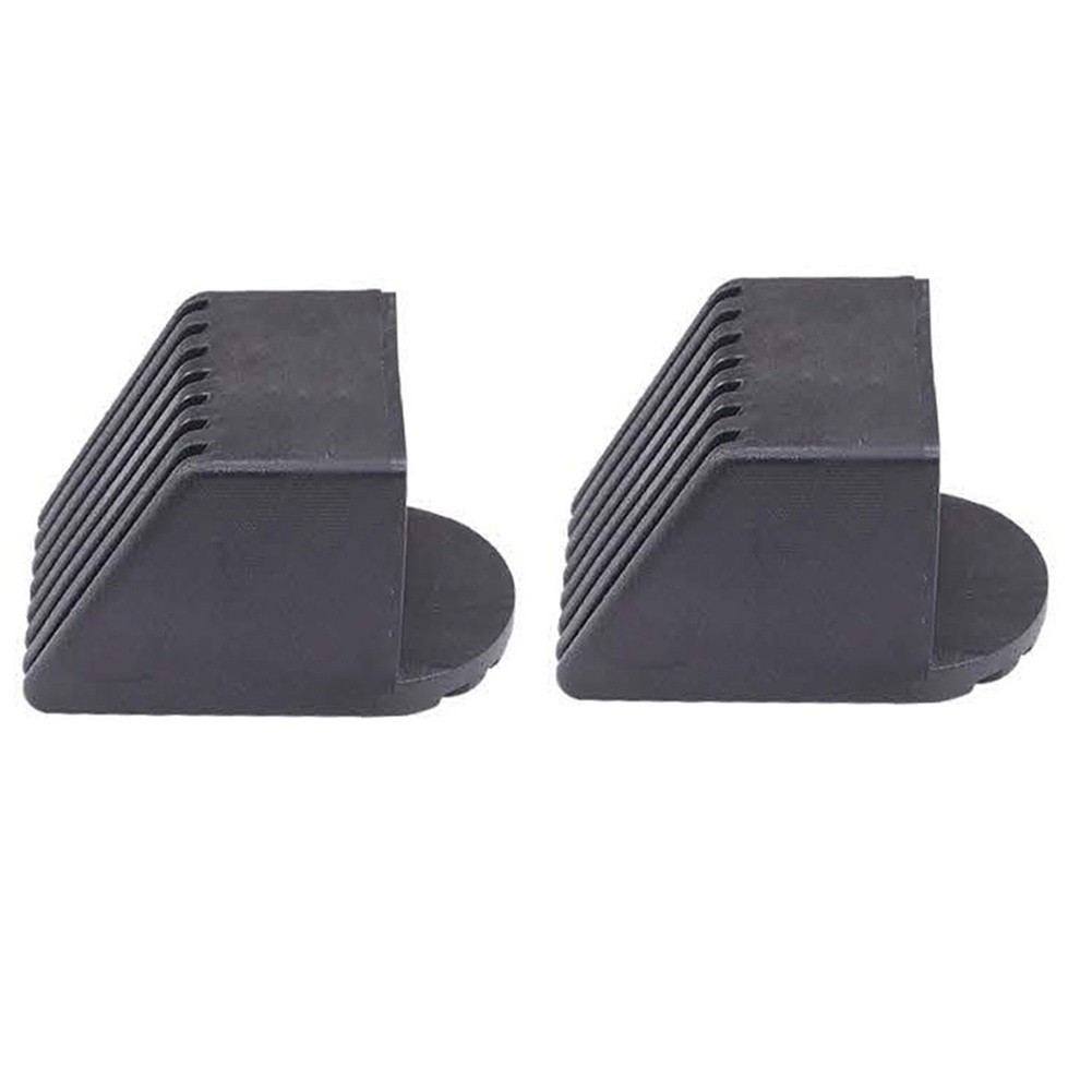 2pcs Fitness Equipment Square End Cap Foot Cover Protectors Gym Accessories New