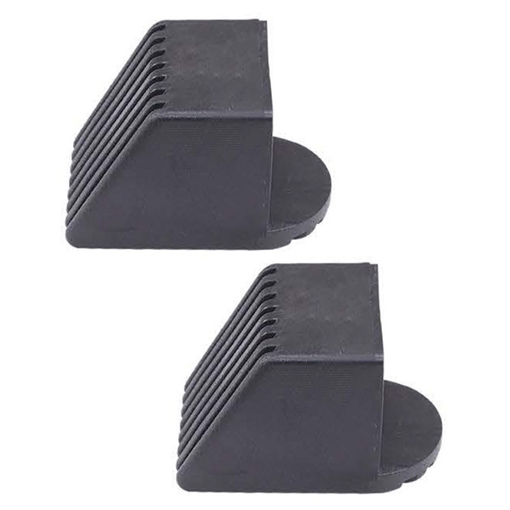 Secure Your Fitness Equipment and Chairs with Square End Cap Foot Covers 2pcs