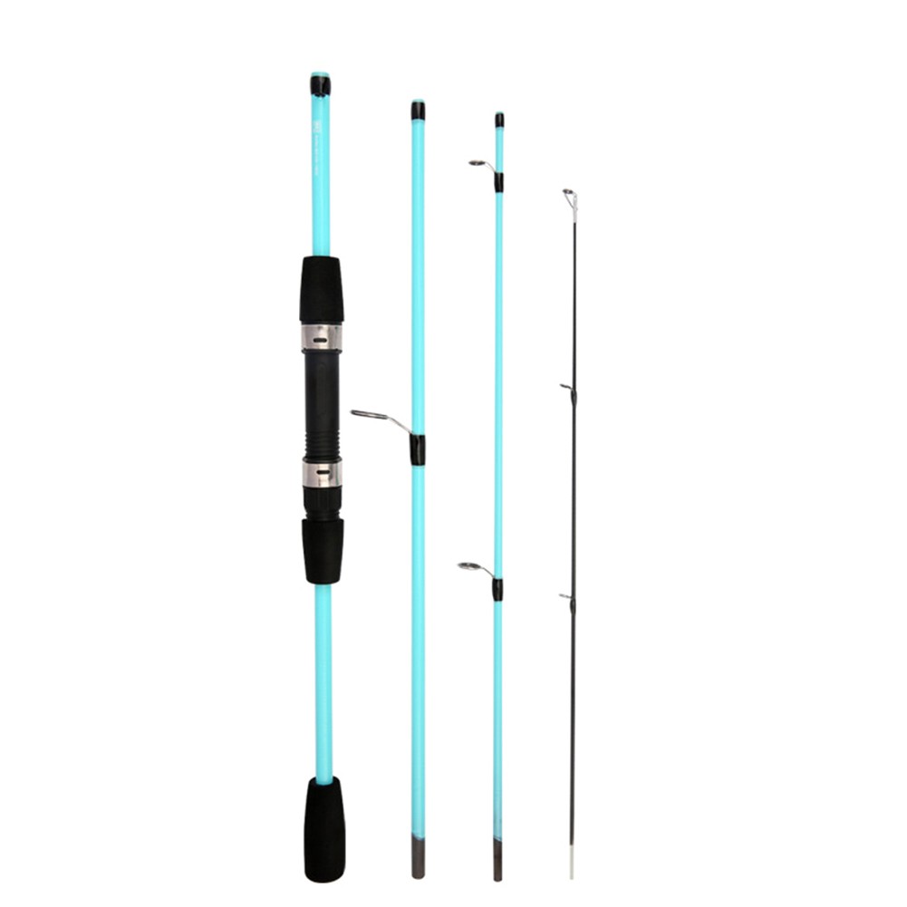 Canne à lancer multisection en fibre de verre premium pour aventures de pêche - Picture 15 of 15