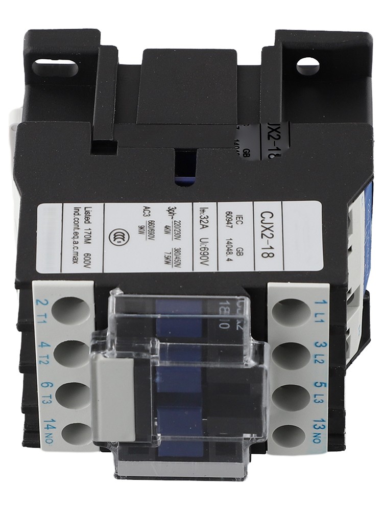 Distribution AC Contactor Plate Front Wiring Power 1 PC 3-Phase 32A Ith