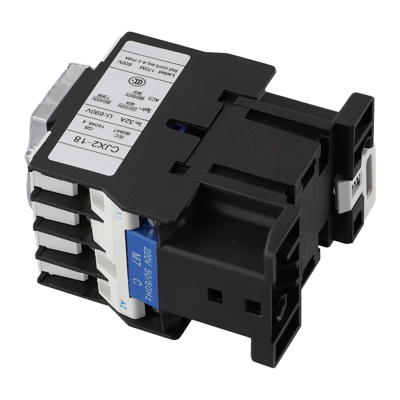 Distribution AC Contactor Plate Front Wiring Power 1 PC 3-Phase 32A Ith