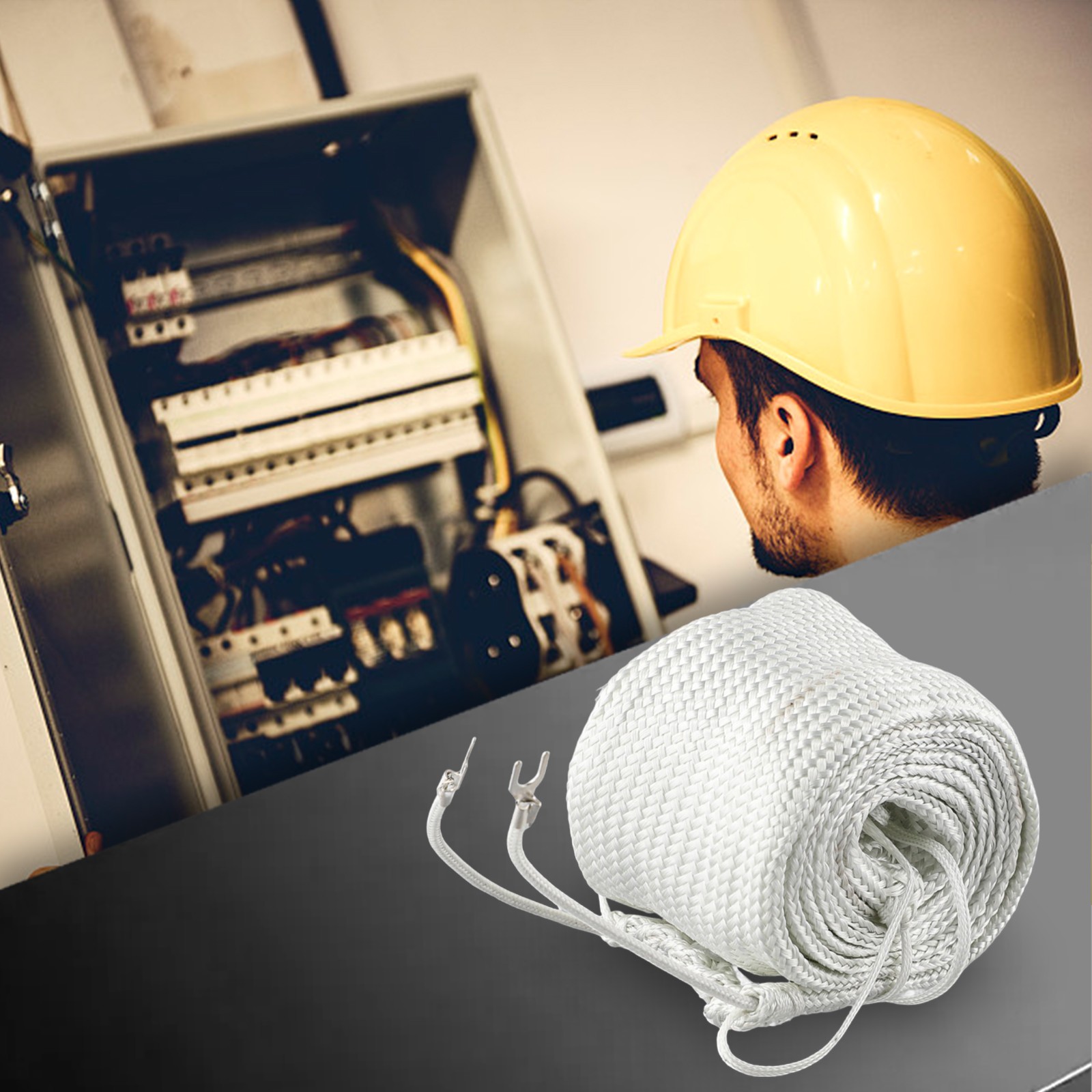 Cinta Calefactora Calentador 1 PC 220V 450°C Fibra de Vidrio Alta Temperatura Tubo Cinta - Imagen 44 de 49