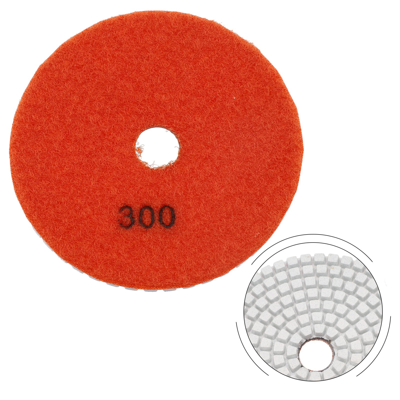 Stone Sanding Polishing Pad 50/150/300/500/1000/2000 Grits Concrete Granite - Picture 35 of 46