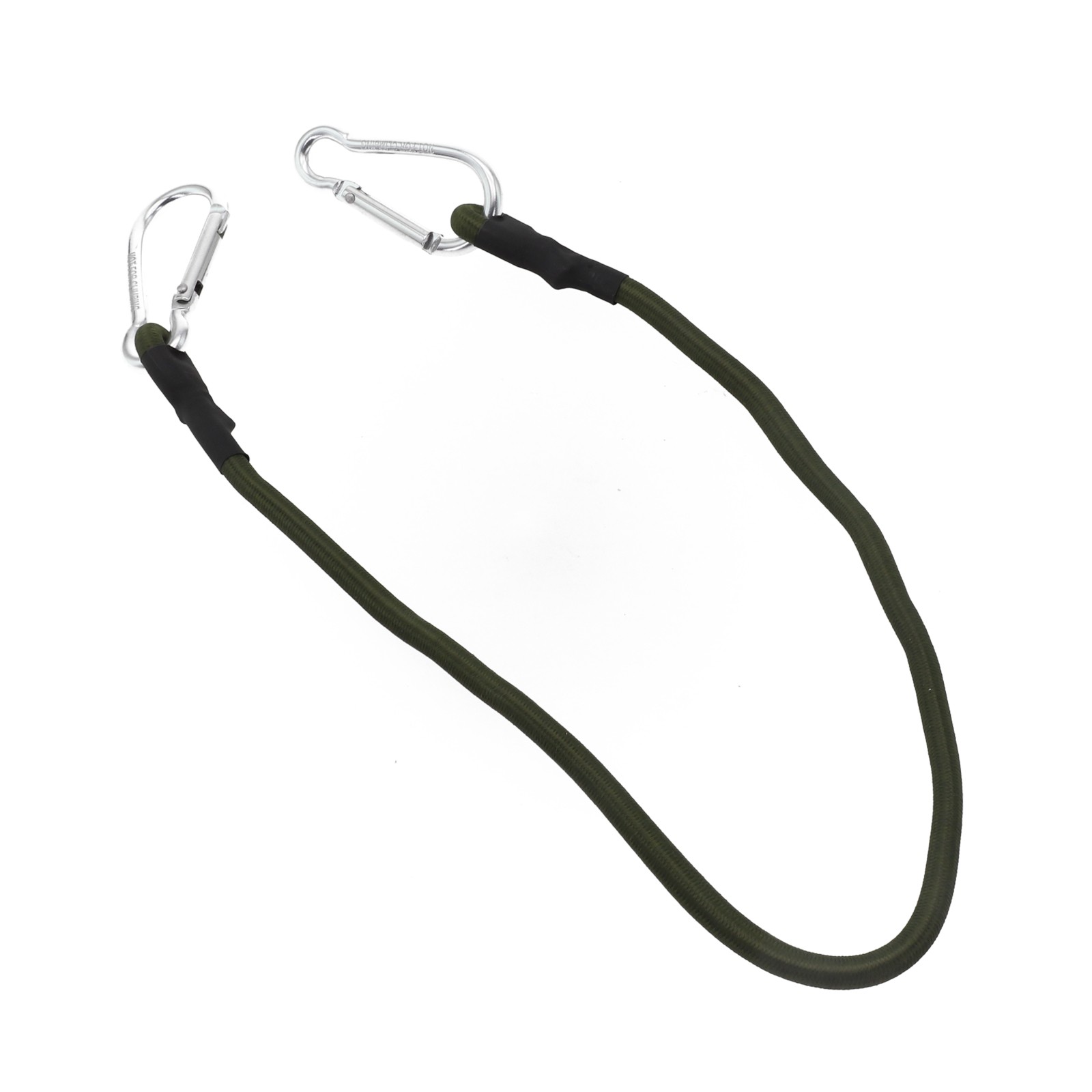 Flexible Carabiner Hook Bungee Straps 30/60/90/120cm Length Black Color - Picture 35 of 53