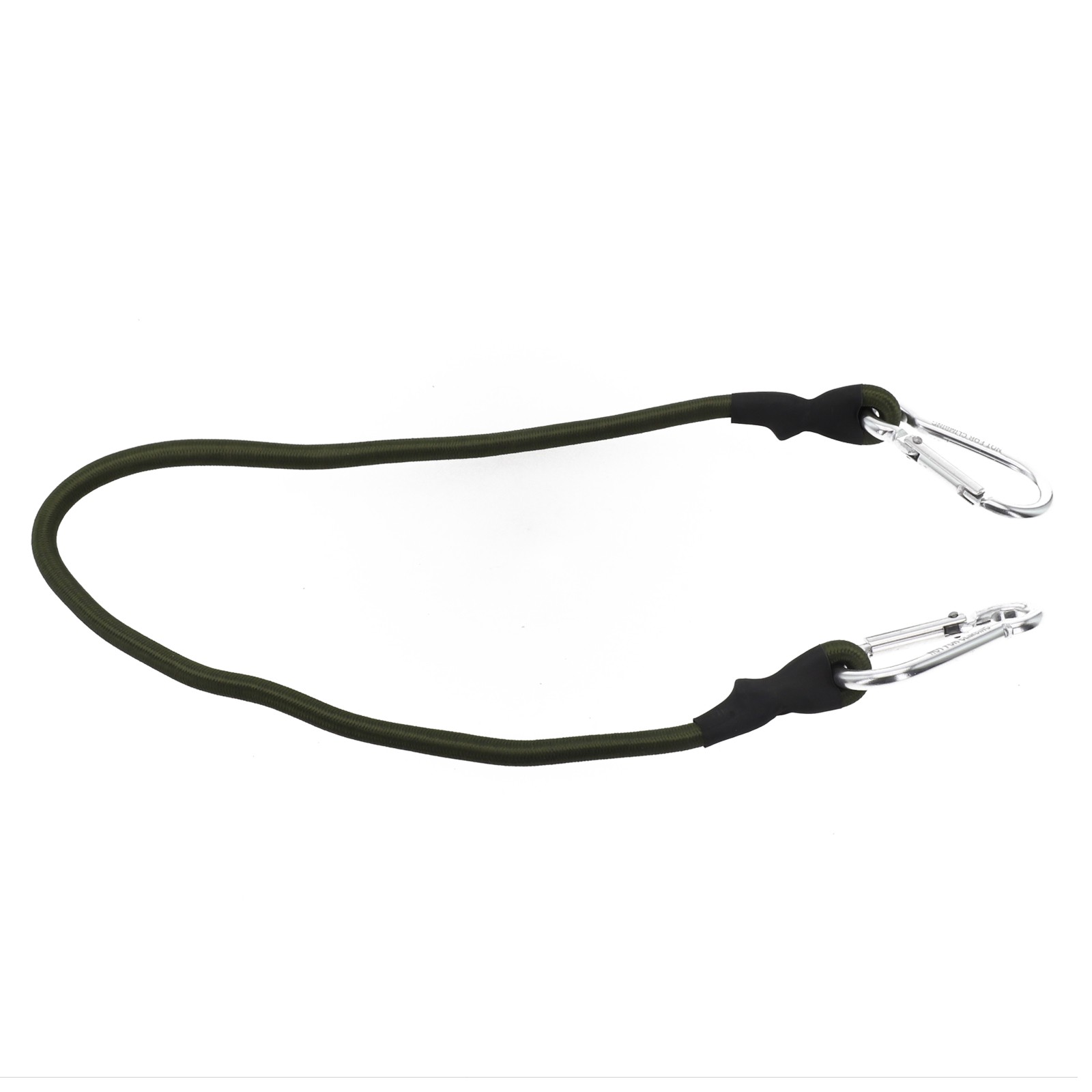 Flexible Carabiner Hook Bungee Straps 30/60/90/120cm Length Black Color - Picture 25 of 53