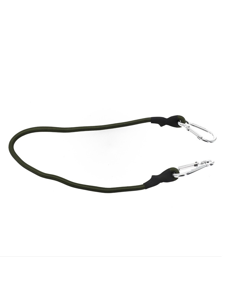 Flexible Carabiner Hook Bungee Straps 30/60/90/120cm Length Black Color - Picture 33 of 53