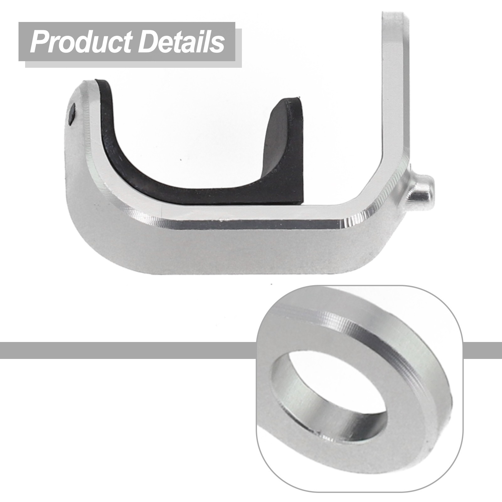 Gancho de horquilla frontal con hebilla tipo E resistente para bicicleta plegable Brompton diseño CNC - Imagen 28 de 40