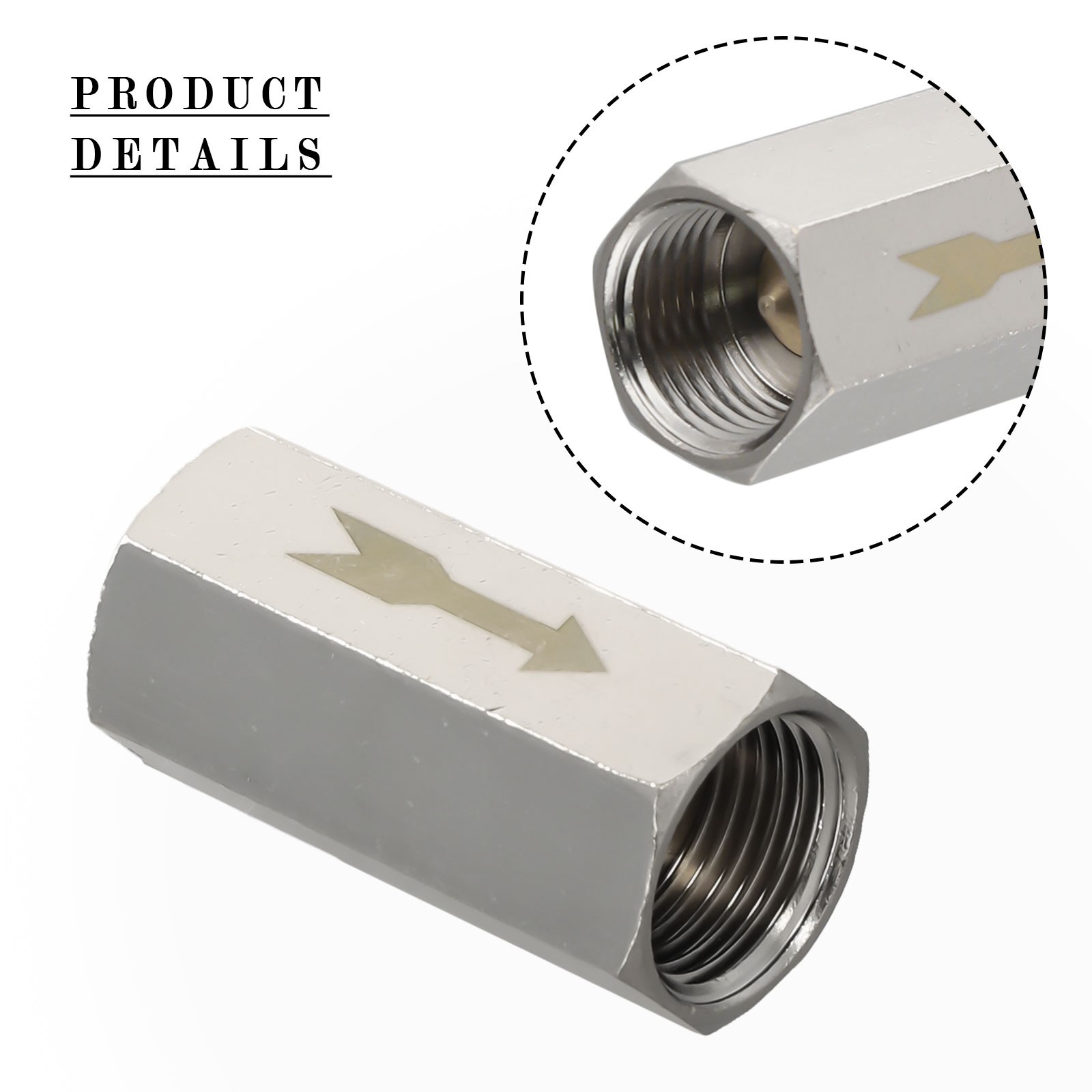 Newest Check Valve Pneumatic Accessories Brass High Strength Replacement - Picture 28 of 31