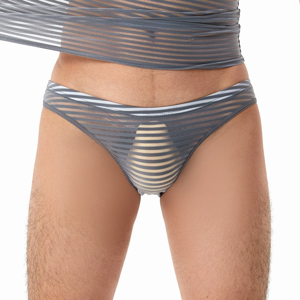 Sexy Men's Underwear Breathable Slip Panties in Soft Ultra Thin Fabric - Picture 9 of 14