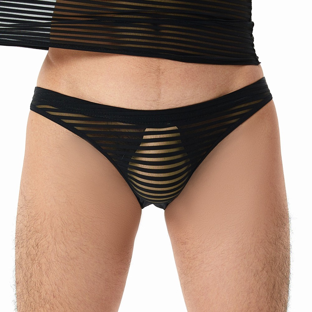 Sexy Men's Underwear Breathable Slip Panties in Soft Ultra Thin Fabric - Picture 11 of 14