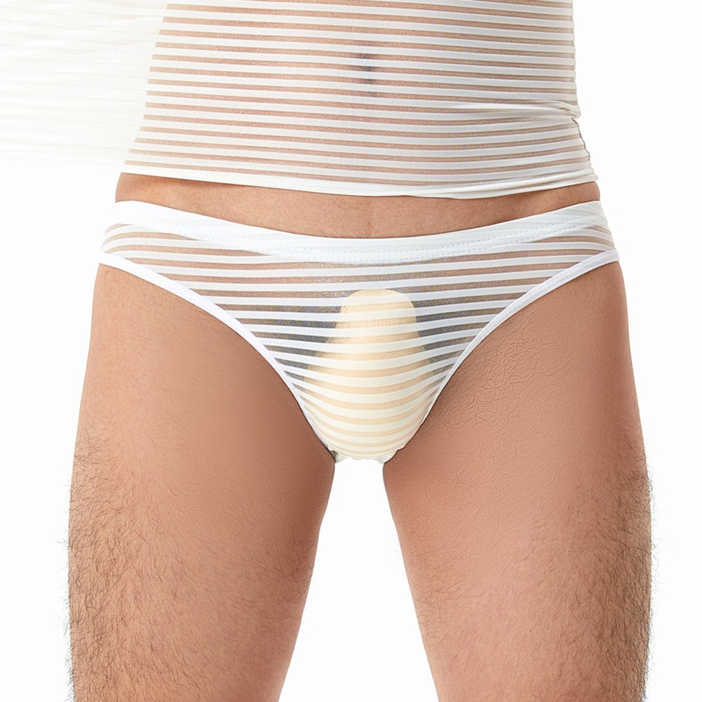 Sexy Men's Underwear Breathable Slip Panties in Soft Ultra Thin Fabric - Picture 7 of 14