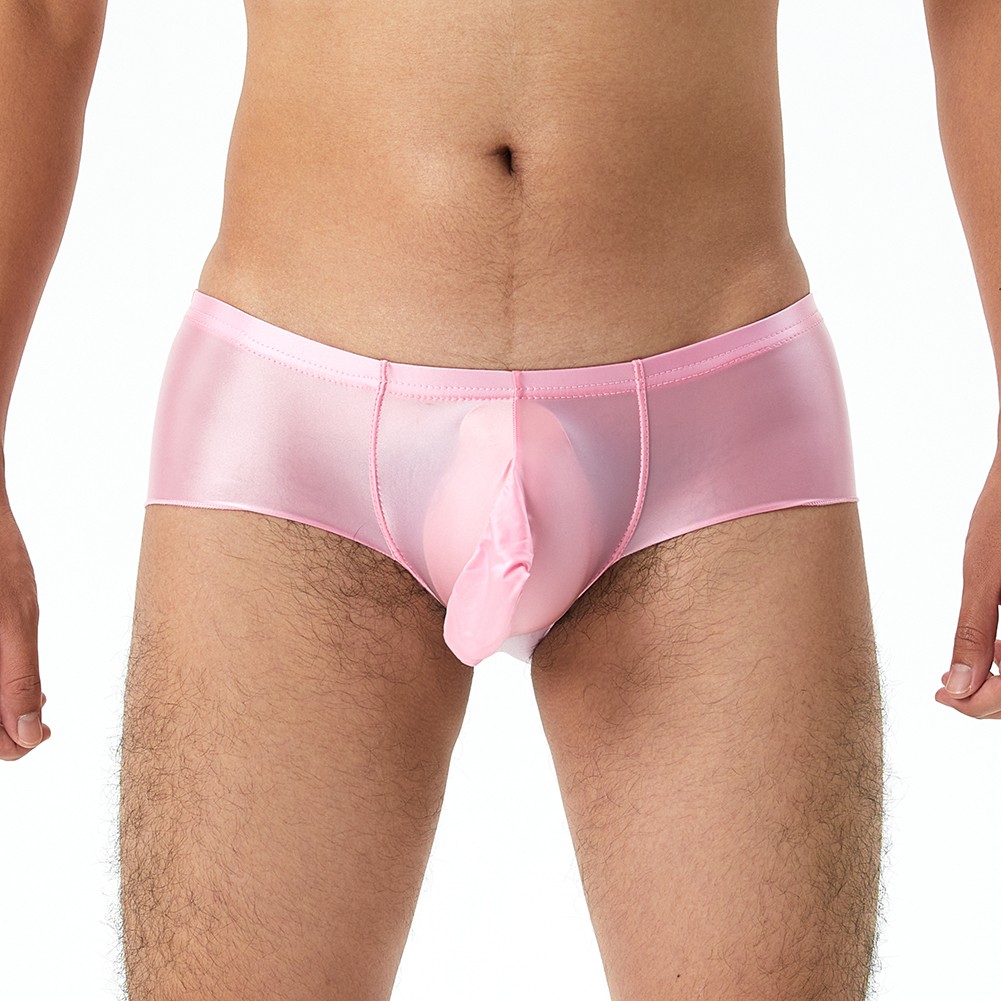 M 2XL Brillante Suave Para Hombre Calzoncillos Sexy Ropa Interior Lencería Bragas Rosa/Púrpura - Imagen 14 de 24