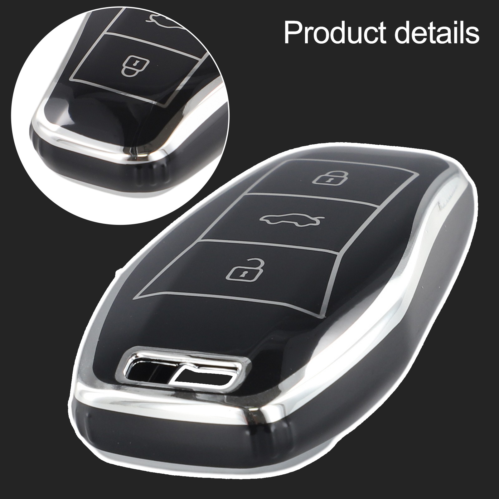 Dust Proof Car Remote Shell Compatible with For JAC Models like A5 Series