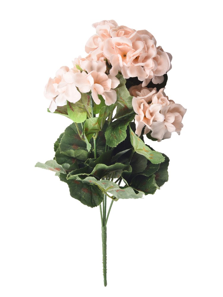 Lifelike Artificial Geranium Flowers Perfect Home Decor Accent in Red Pink - Picture 78 of 82