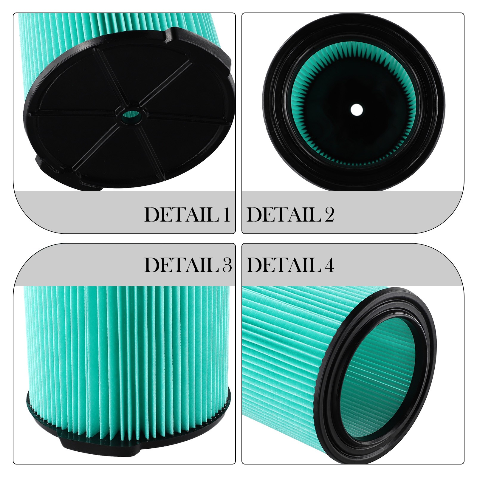 Vorteilspack VF3500 VF4000 VF5000 VF6000 Filter für Ridgid Staubsauger - Bild 40 von 50