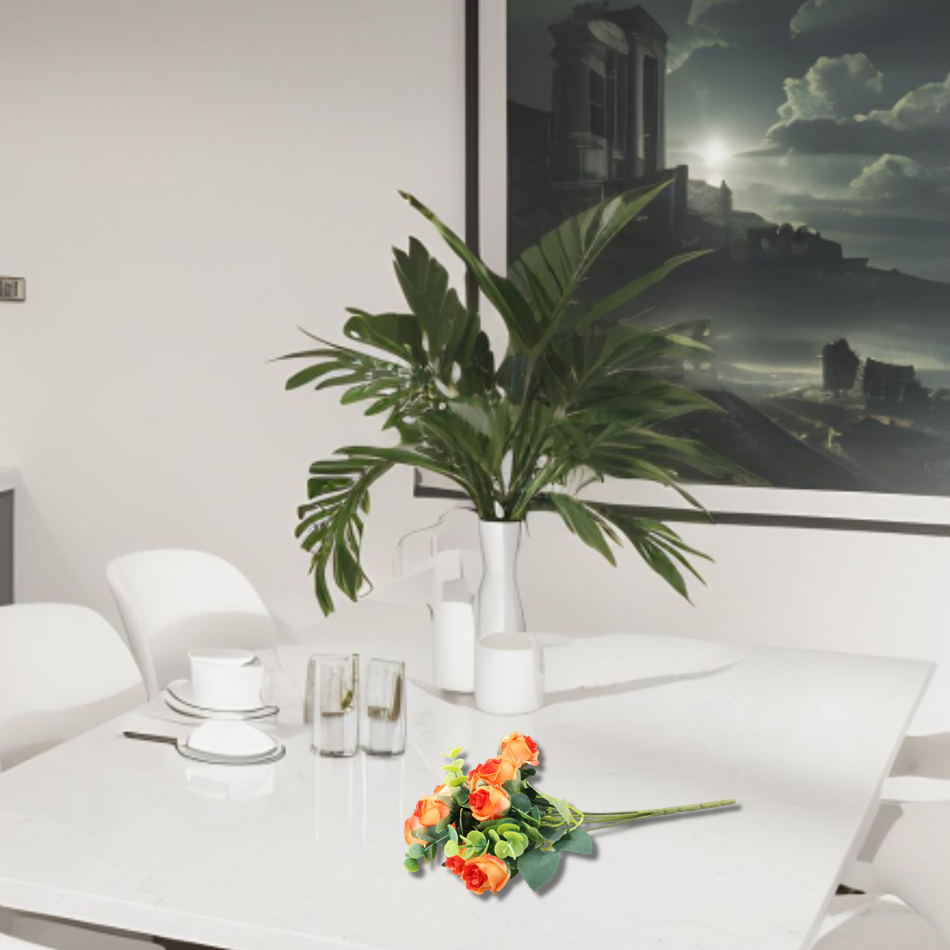 Nuovissima pianta artificiale fiore di seta fiore artificiale per arredamento so - Foto 30 di 48
