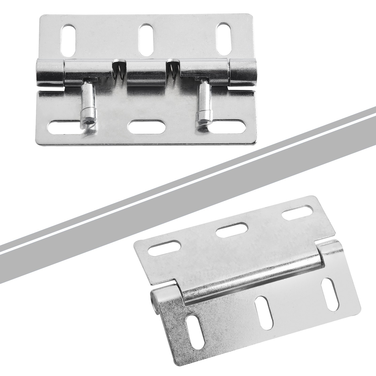 Convenient Adjustable Spring Latch Door Hinge for Furniture Applications