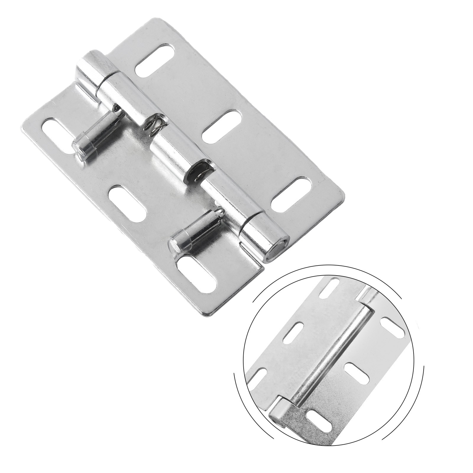 Convenient Installation Stainless Steel Door Hinge with Adjustable Spring Latch