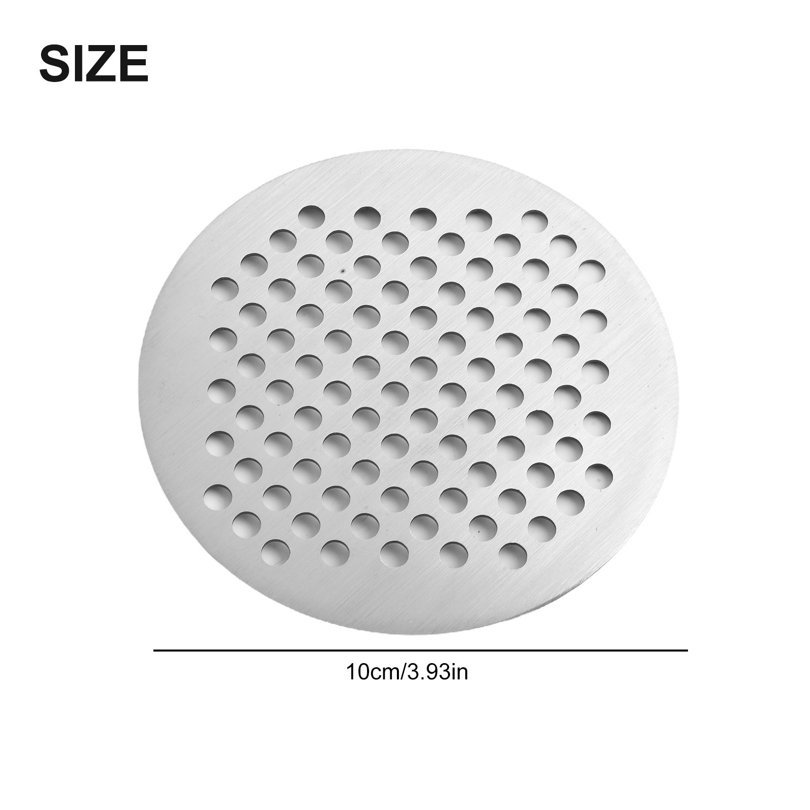 Stainless Steel Shower Sink Strainer Drain Hair Filter Cover For Bathroom Shower