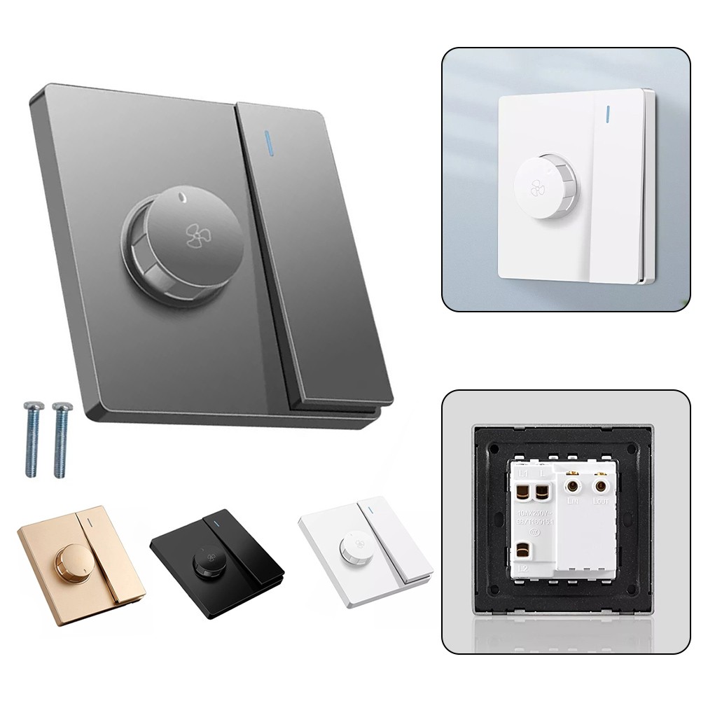 Variable Speed Control Switch for Most Brand Electric Ceiling Fans Gold - Picture 35 of 58