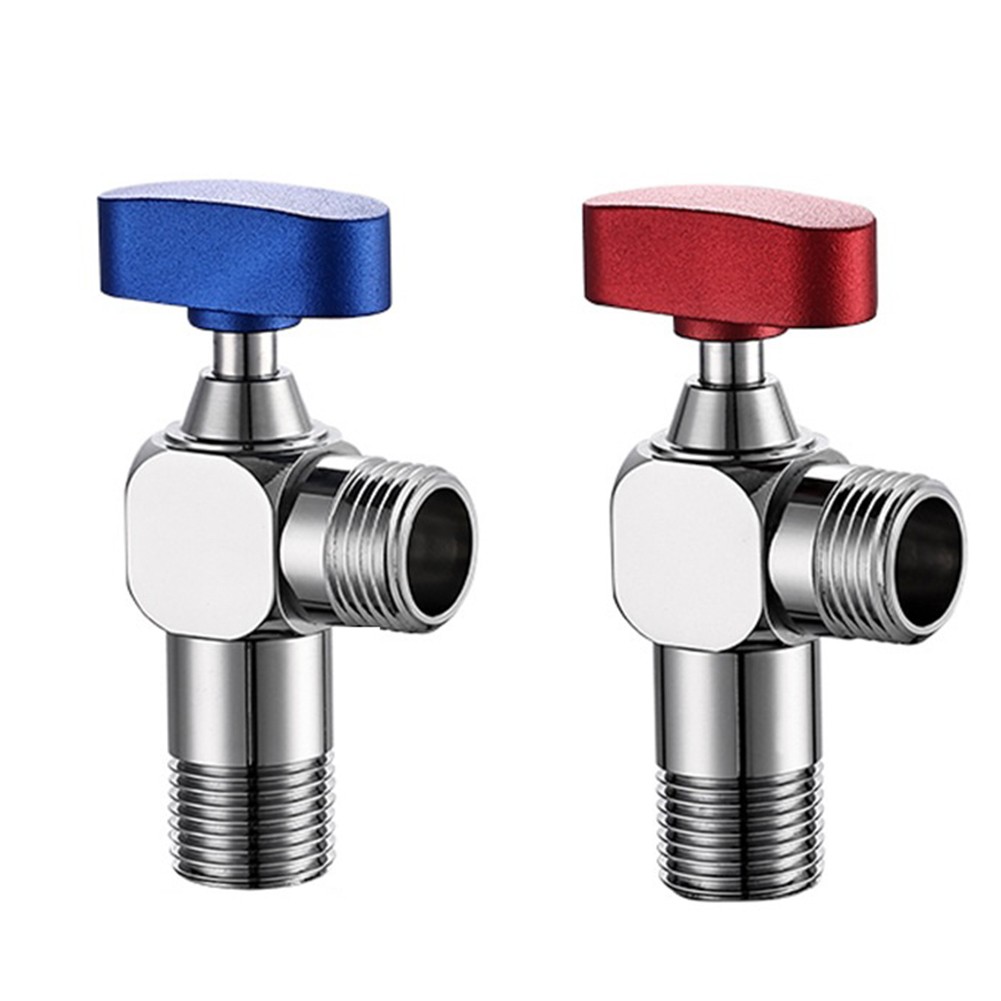 Water Volume Toilet Inlet Angle Valve Wall Mounted Cold Hot For Bathroom Toilet - Picture 18 of 25