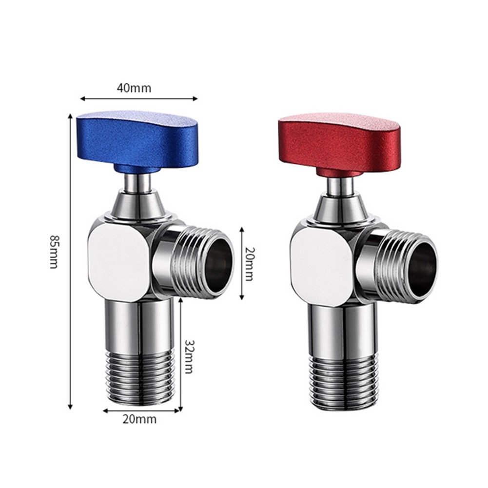 Water Volume Toilet Inlet Angle Valve Wall Mounted Cold Hot For Bathroom Toilet - Picture 17 of 25