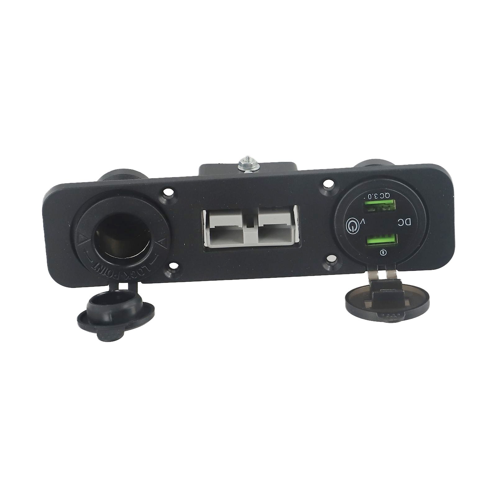 Chargeur Voiture En Alliage D'Aluminium Montage Encastré avec USB 3 0 Ports Cha - Imagen 25 de 27