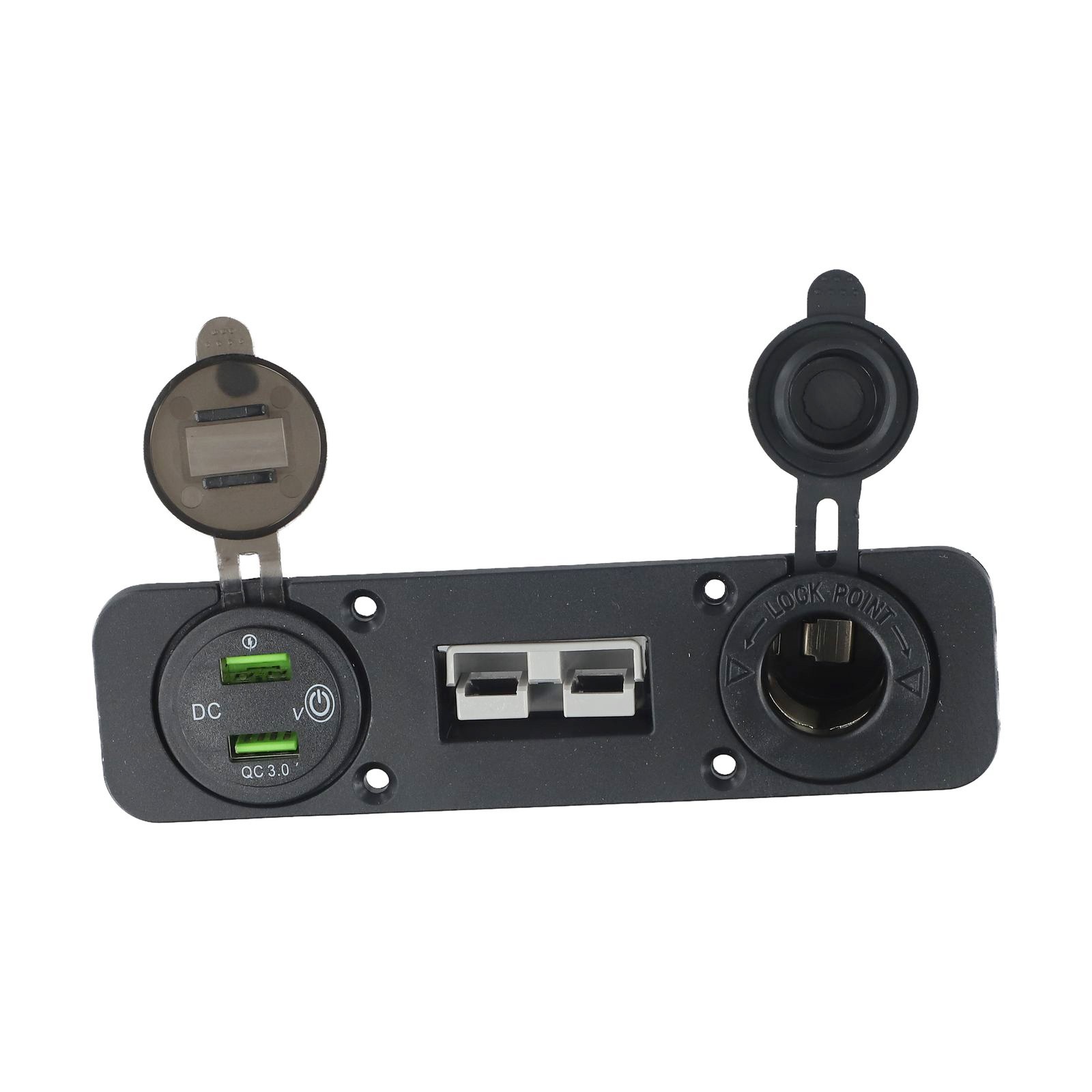 Chargeur Voiture En Alliage D'Aluminium Montage Encastré avec USB 3 0 Ports Cha - Imagen 27 de 27