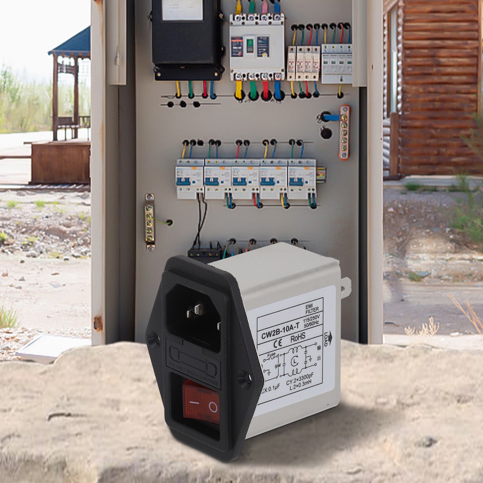 Netzfilter für Kommunikations- und mechanische Geräte mit Sicherheitsschalter - Bild 25 von 57