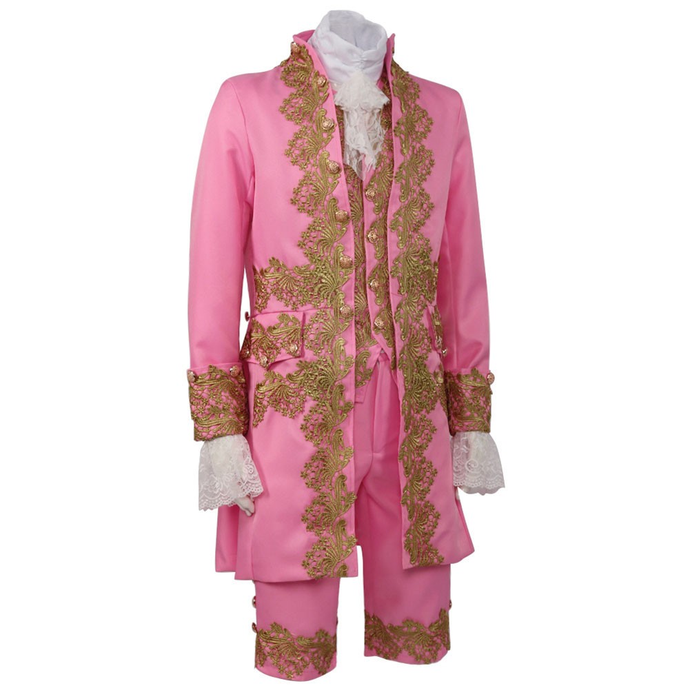 British Gentleman Cosplay Suit Renaissance Tudor Rococo Outfit for Men - Picture 38 of 77