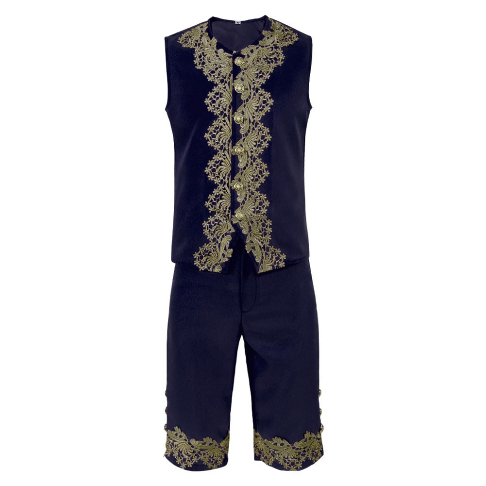 British Gentleman Cosplay Suit Renaissance Tudor Rococo Outfit for Men - Picture 64 of 77