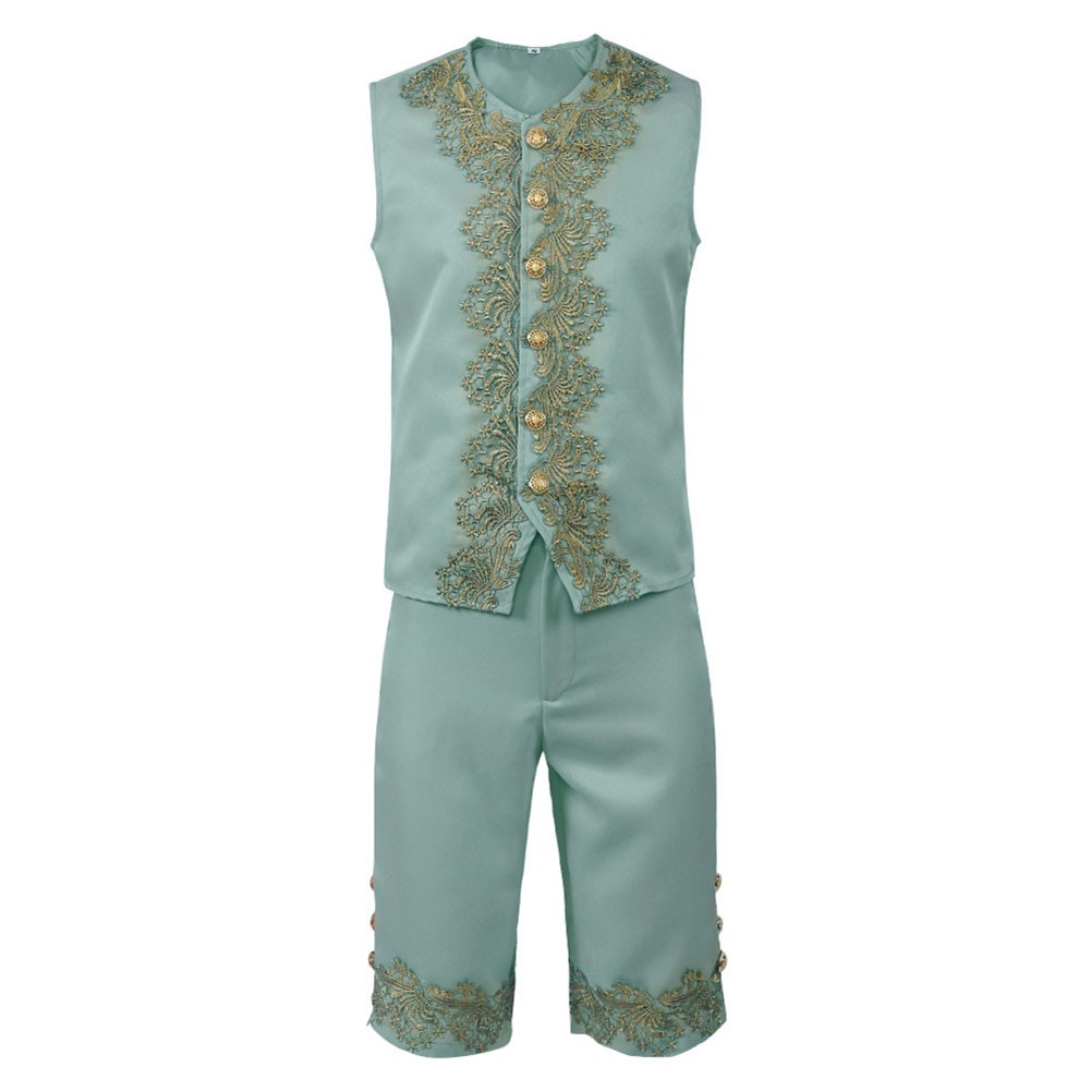 British Gentleman Cosplay Suit Renaissance Tudor Rococo Outfit for Men - Picture 56 of 77