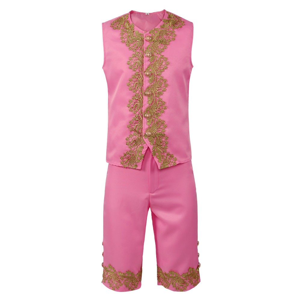 British Gentleman Cosplay Suit Renaissance Tudor Rococo Outfit for Men - Picture 46 of 77