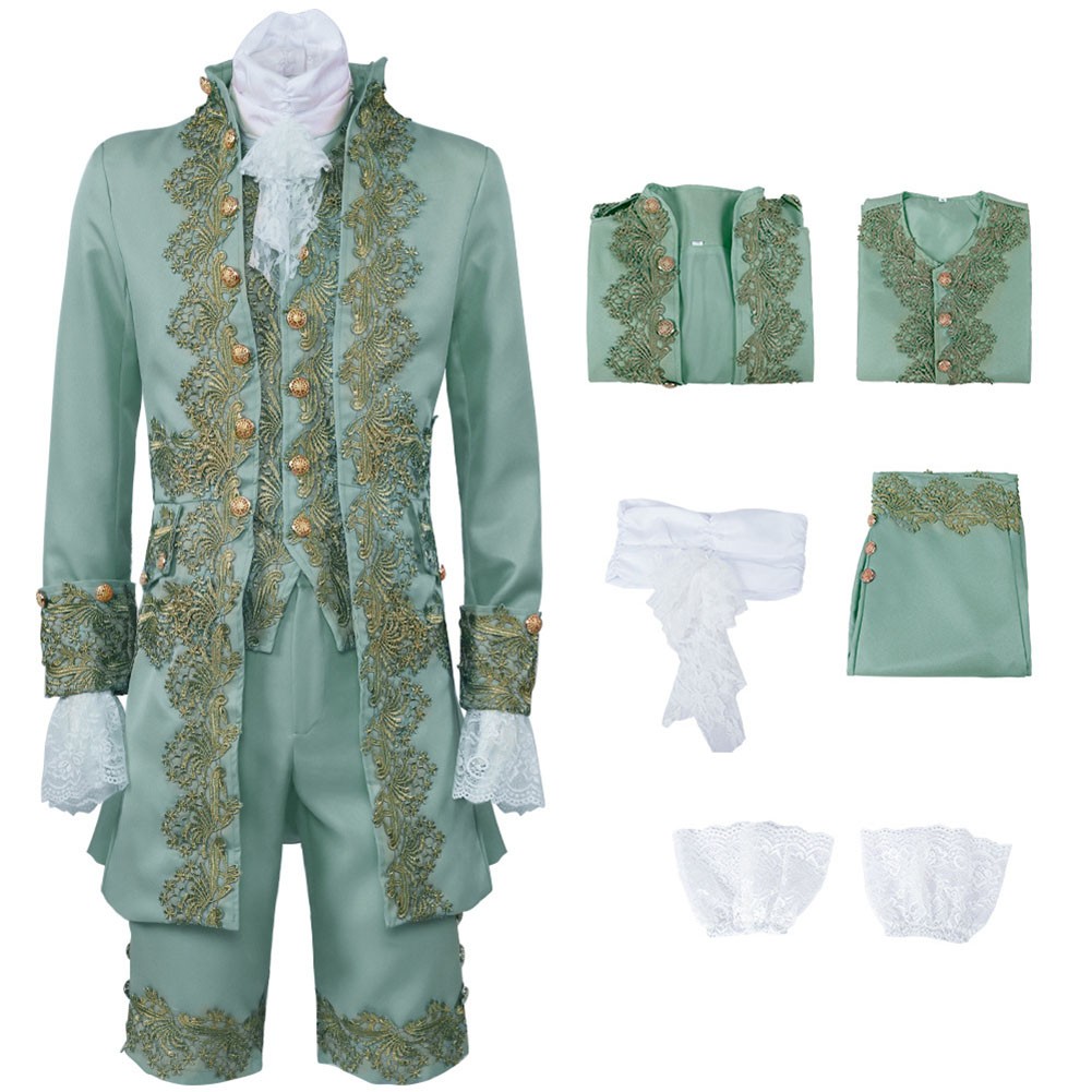 Stylish British Gentleman Cosplay Suit in Victorian Renaissance Tudor Style - Picture 52 of 77