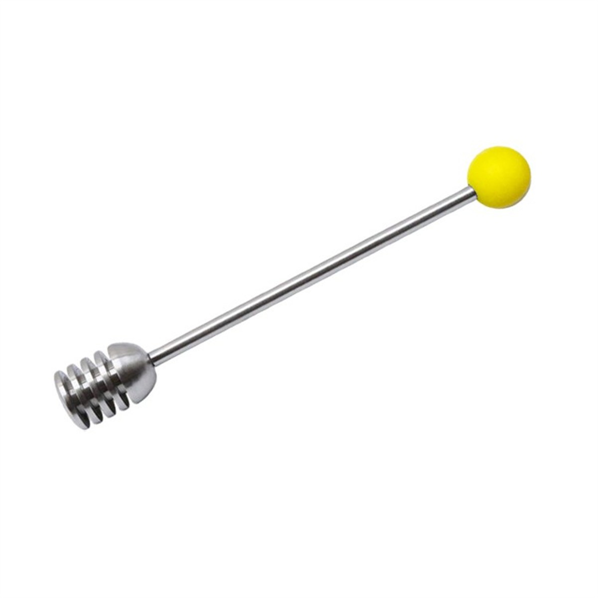 Serviteur de miel de mess en acier inoxydable avec vente motif rainuré