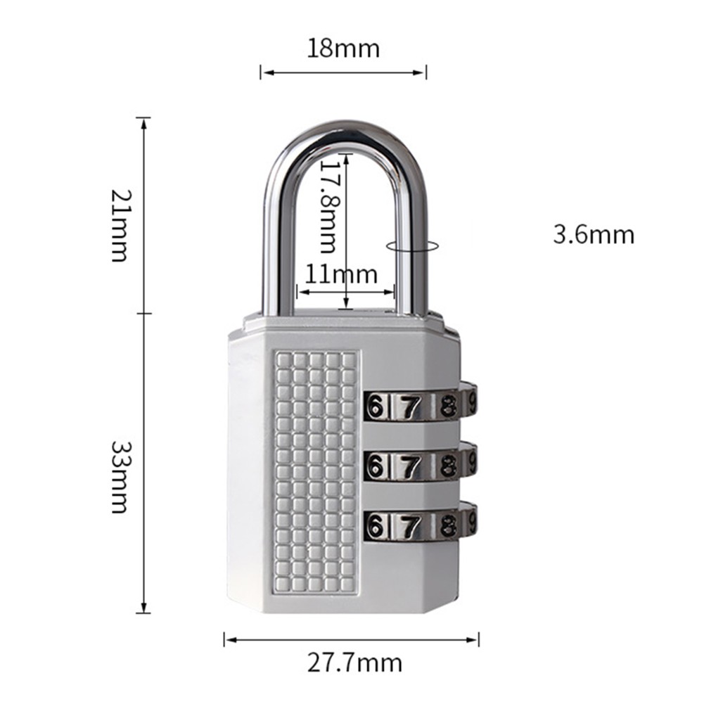 Combination Lock Digit Password Combination Padlock Instructions Design - Picture 70 of 90