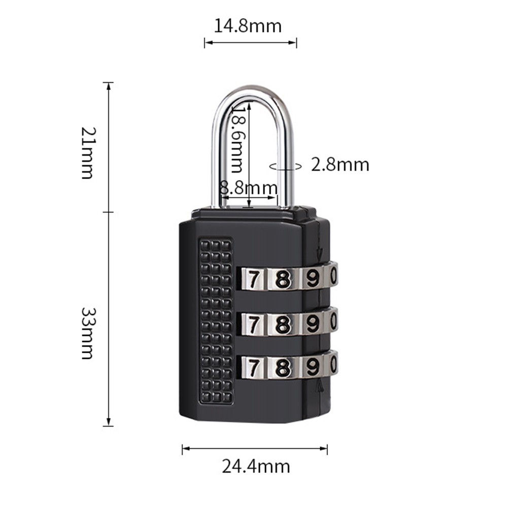 Combination Lock Digit Password Combination Padlock Instructions Design - Picture 36 of 90