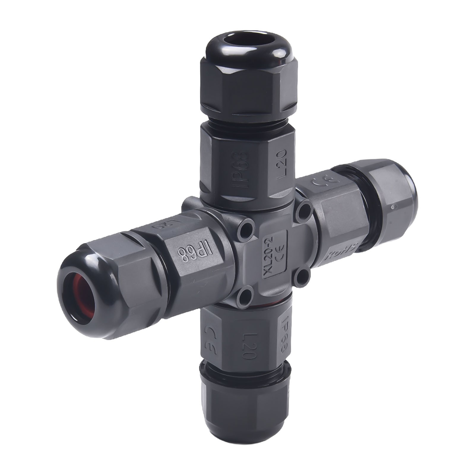 1*Connecteur 380V/20A pour Cordons d'alimentation IP68 PA66 2/3 cœurs (en option) 20A - Photo 15/24