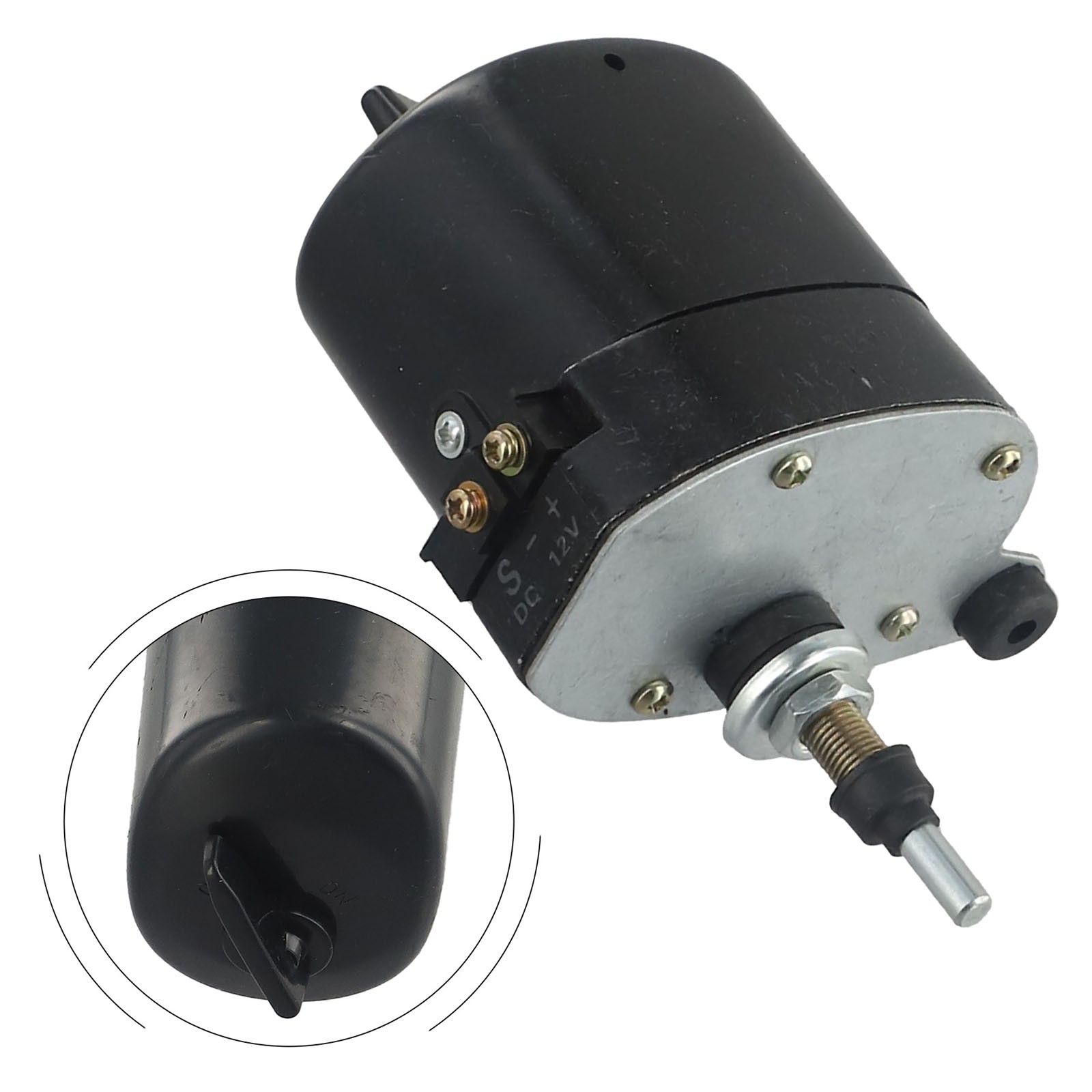 Wiper Motor Wipers Wiper Motor Black Brand New Fishing Caravan-ATV-UTV - Picture 30 of 36