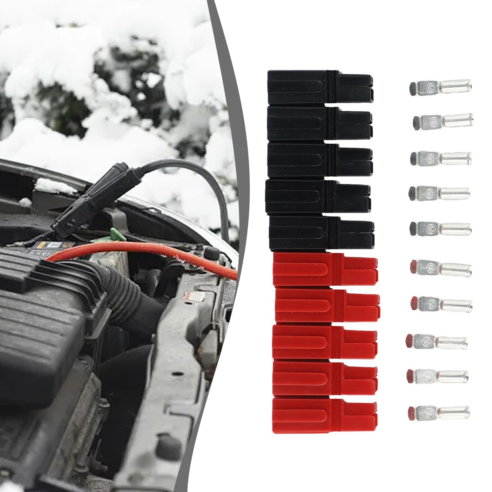 Heavy Duty 75AMP For ANDERSON Connectors 5 Pairs for Marine Applications - Afbeelding 4 van 16