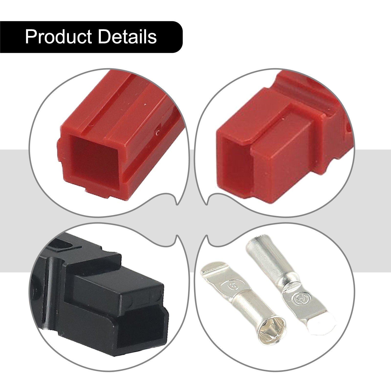 Heavy Duty 75AMP For ANDERSON Connectors 5 Pairs for Marine Applications - Afbeelding 2 van 16