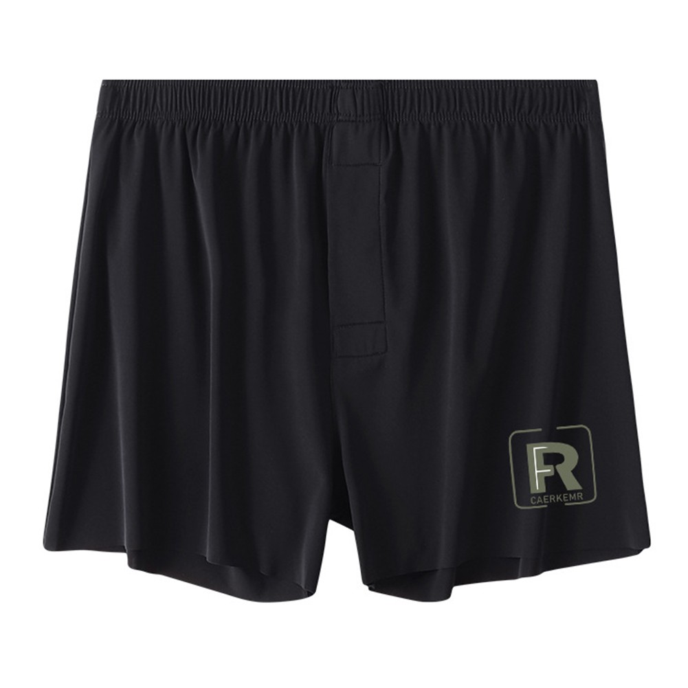 Boxer uomo comodo seta ghiaccio slip mutande pantaloncino rosa/bianco/nero - Foto 13 di 13