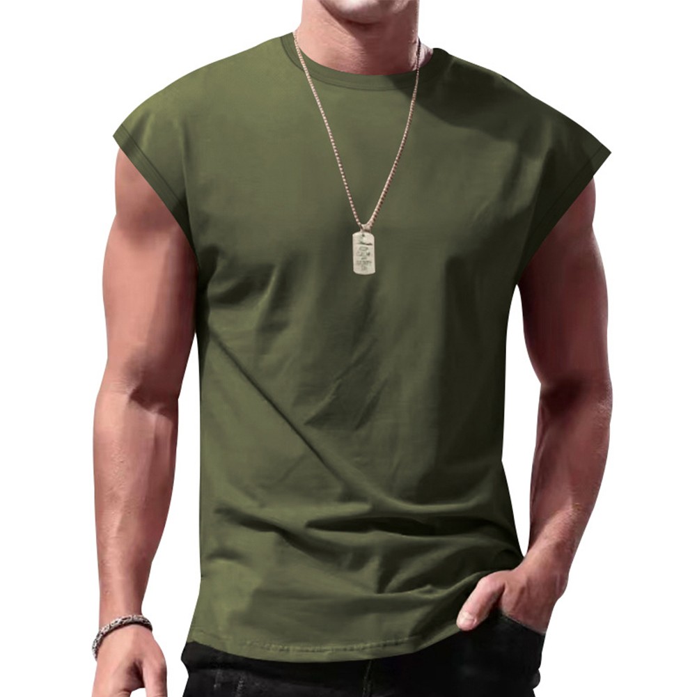 Wine Red Men's Sleeveless Tank Tops Gym Sports Muscle Fitness Undershirt - Picture 31 of 35